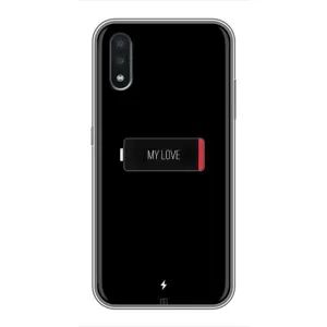 Чехлы для любимой на Самсунг Галаксі А01 (VPrint) (Love battery)