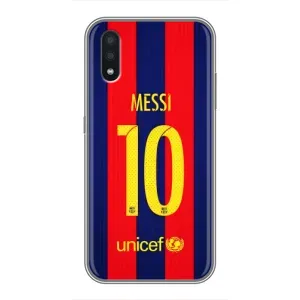 Чехлы Месси для Samsung Galaxy A01 (AlphaPrint) (Messi Barca 10)