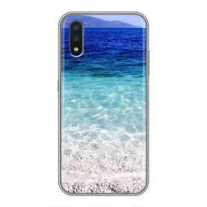 Силіконовий чохол з КАРТИНКАМИ літо для Samsung Galaxy A01 (AlphaPrint) (Море)