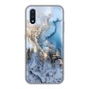 Мраморний чехол на Samsung Galaxy A01 (VPrint) (Ніжний мрамор)