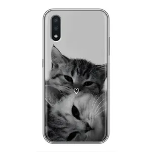 Чохол з малюнком кіт на Samsung Galaxy A01 (Пара котів)