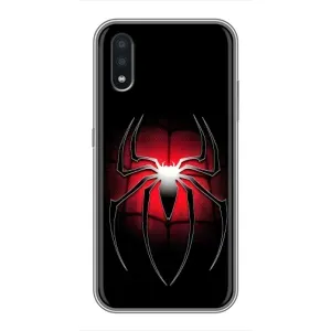 Чохол з людиною павуком для Samsung Galaxy A01 - (AlphaPrint) (Паук марвел)
