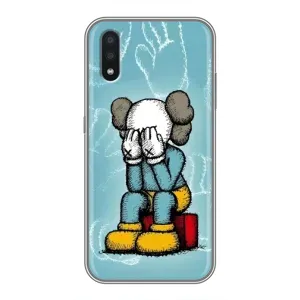 Чохли для Samsung Galaxy A01 - Bearbrick Louis Vuitton (PREMIUMPrint) (Плач Bearbrick)