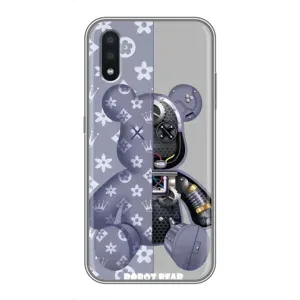 Круті Чохли Луі Віттон для Samsung Galaxy A01 (AlphaPrint) (Робот Медведик)