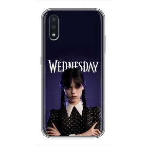 Чехлы Венсдей на Samsung Galaxy A01 Уэнсдей (AlphaPrint) (Wednesday)