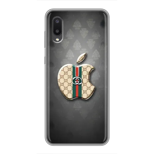 Чехол с принтом «Apple gucci» для Samsung Galaxy A02 Чехол с принтом «Apple gucci» для Samsung Galaxy A02