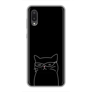 Чохол з малюнком кіт на Samsung Galaxy A02 (Байдужий кіт)