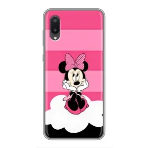 Эксклюзивный чехол для Samsung Galaxy A02 (AlphaPrint - Мультяшные) (Девочка Maus)
