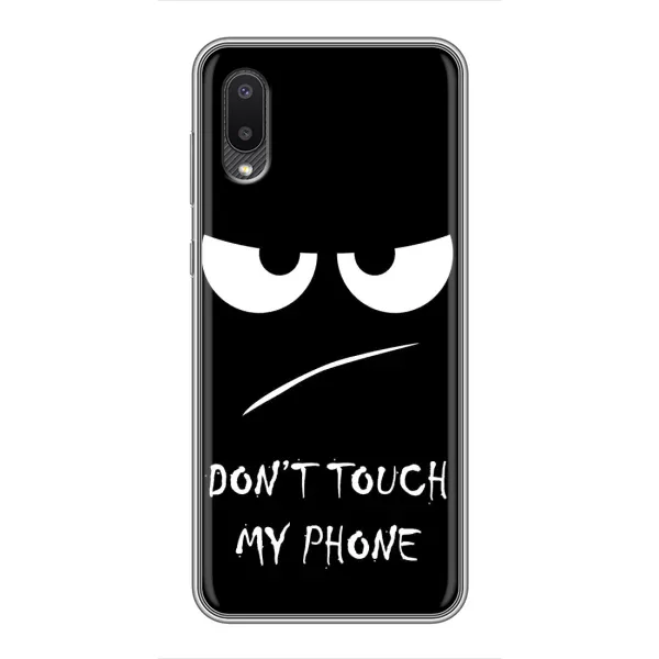 Чехол с принтом «Dont Touch» для Samsung Galaxy A02 Чехол с принтом «Dont Touch» для Samsung Galaxy A02