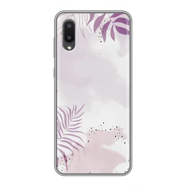 Чехол с принтом «Фиолетовые листья» для Samsung Galaxy A02 Чехол с принтом «Фиолетовые листья» для Samsung Galaxy A02