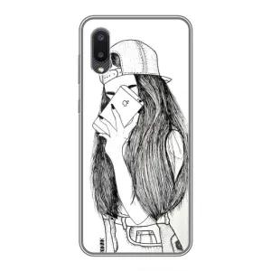Чохол з друком для Samsung Galaxy A02 - (Мода) (AlphaPrint) (Фото дівчини)