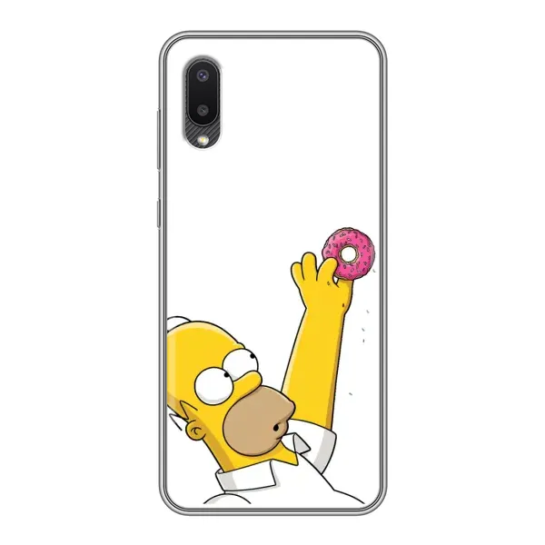 Чохол з принтом «Гомер з пончиком» для Samsung Galaxy A02 Чохол з принтом «Гомер з пончиком» для Samsung Galaxy A02
