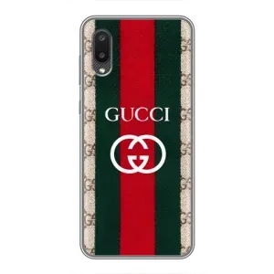 Чехлы ГУЧЧИ для Самсунг А02 (2021) (AlphaPrint) (Gucci дизайн)