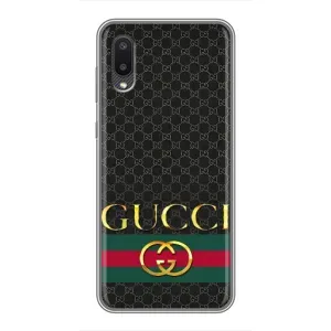 Чехлы ГУЧЧИ для Самсунг А02 (2021) (AlphaPrint) (Gucci оригинал)