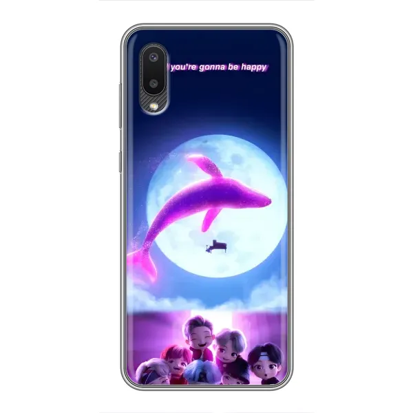 Чохол з принтом «КИТ BTS» для Samsung Galaxy A02