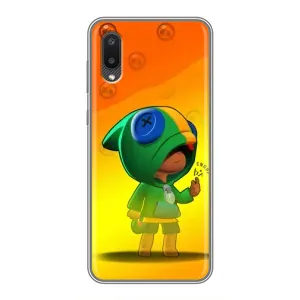 Чехол для Samsung Galaxy A02 Бравл Старс (VPrint) (Хлопчик Леон)