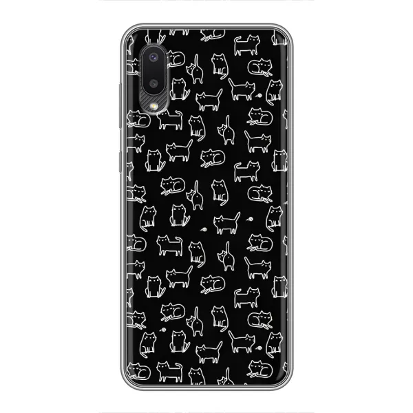 Чехол с принтом «Меленькие котики» для Samsung Galaxy A02 Чехол с принтом «Меленькие котики» для Samsung Galaxy A02