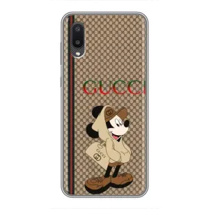 Чехлы ГУЧЧИ для Самсунг А02 (2021) (AlphaPrint) (Mickey GUCCI)