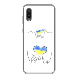 Чохол для Патріота України Samsung Galaxy A02 - (AlphaPrint) (Мир Україні)