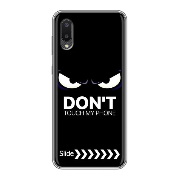 Чехол с принтом «Не трогай телефон» для Samsung Galaxy A02 Чехол с принтом «Не трогай телефон» для Samsung Galaxy A02