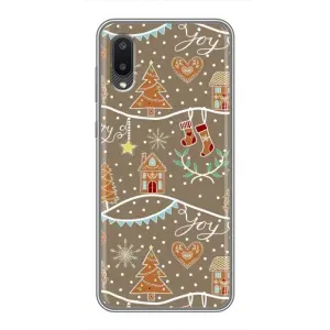 Новорічні, Святкові Чохли для Samsung Galaxy A02 - 2024 год (Новорічні пряники)