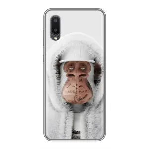 Чехлы с Обезьянами NFT для Samsung Galaxy A02 (AlphaPrint) (обезьяна NFT в тату)