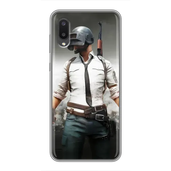 Чехол с принтом «Пабг мен» для Samsung Galaxy A02