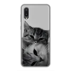 Чохол з малюнком кіт на Samsung Galaxy A02 (Пара котів)