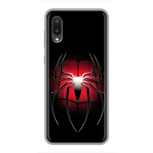 Чохол з людиною павуком для Samsung Galaxy A02 - (AlphaPrint) (Паук марвел)