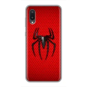 Чохол з людиною павуком для Samsung Galaxy A02 - (AlphaPrint) (Павук Марвел)