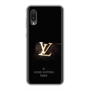 Чехлы Луи Витон для Samsung Galaxy A02 (AlphaPrint - LOUIS VUITTON) (ремешок LV)