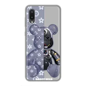 Крутые Чехлы Луи Виттон для Samsung Galaxy A02 (AlphaPrint) (Робот Мишка)