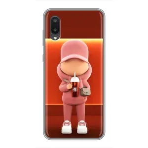 Крутые Чехлы Луи Виттон для Samsung Galaxy A02 (AlphaPrint) (С Кофе)