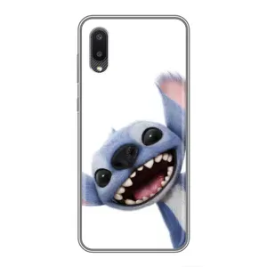 Чехол с принтом Стич на Samsung Galaxy A02 (Стич)