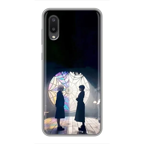 Чехол с принтом «Уэнздей и Инид» для Samsung Galaxy A02 Чехол с принтом «Уэнздей и Инид» для Samsung Galaxy A02