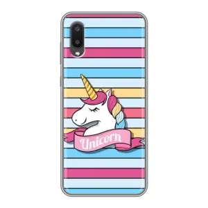 Чехол для Самсунг А02 (2021) - (Единорожки - Новинки) (AlphaPrint) (Unicorn)