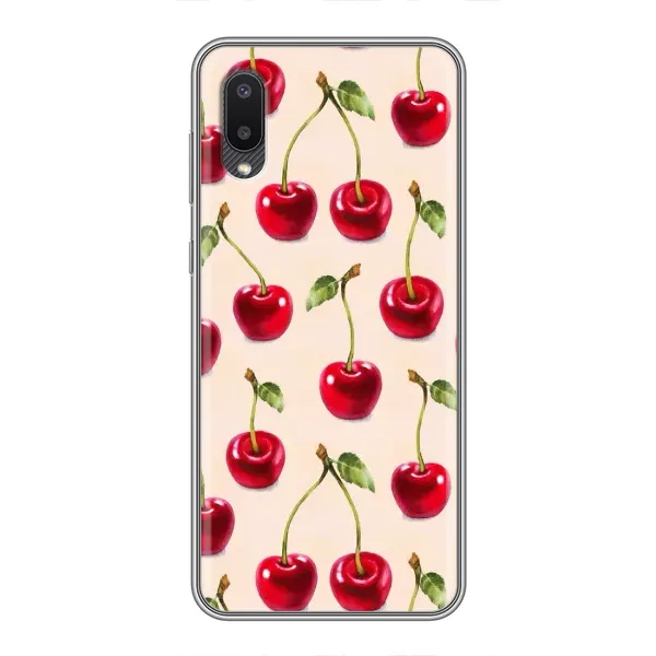 Чехол с принтом «Вишня» для Samsung Galaxy A02 Чехол с принтом «Вишня» для Samsung Galaxy A02