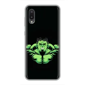 Чохли з героями Марвел Samsung Galaxy A02 (VPrint) (Зелений Халк)