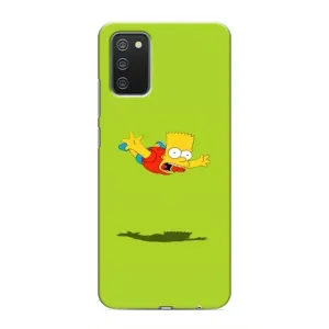 Чjхол з Сімпсонами для Samsung Galaxy A02s (VPrint) (Барт Сімпсон)