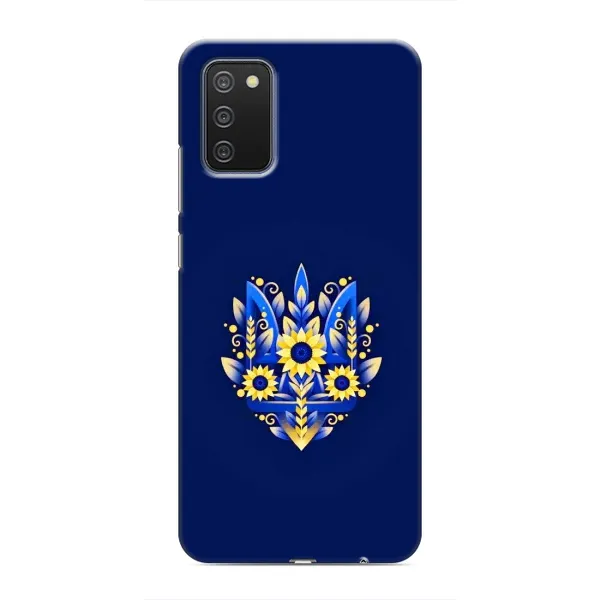 Чехол с принтом «Цветочный Герб» для Samsung Galaxy A02s