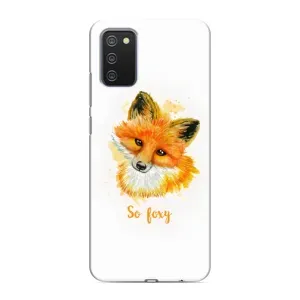 Чохли з картинкою Лисичка для Samsung Galaxy A02s (VPrint) (Дівчинка Лиса)