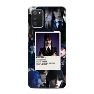 Чохли Венсдей на Samsung Galaxy A02s Уенсдей (AlphaPrint) (колаж Венздей)