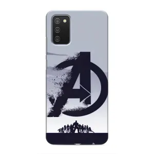 Чохли з героями Марвел Samsung Galaxy A02s (VPrint) (Команда А)