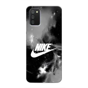 Чехол для Samsung Galaxy A02s - с принтом Найк (AlphaPrint) (Лого Найк)