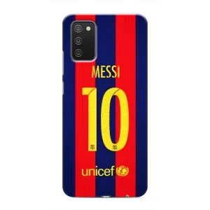 Чехлы Месси для Samsung Galaxy A02s (AlphaPrint) (Messi Barca 10)