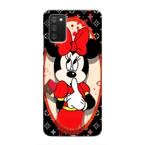 Чехол Disney Mouse Samsung Galaxy A02s (PREMIUMPrint) (Минни Маус ЛВ)