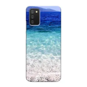 Силіконовий чохол з КАРТИНКАМИ літо для Samsung Galaxy A02s (AlphaPrint) (Море)