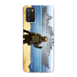 Чехол с принтом (Русский корабль...) для Самсунґ Ґелексі А02с (AlphaPrint) (Російський корабель)