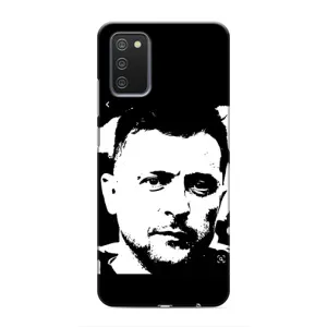 Чохол для Samsung Galaxy A02s (AlphaPrint - с принтом Зеленського) (Зеленский АРТ)