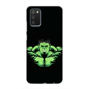 Чохли з героями Марвел Samsung Galaxy A02s (VPrint) (Зелений Халк)